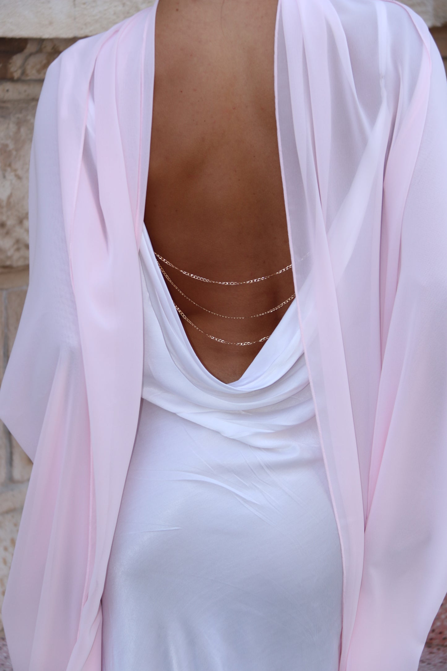 Farfalla Neck Scarf Rosa