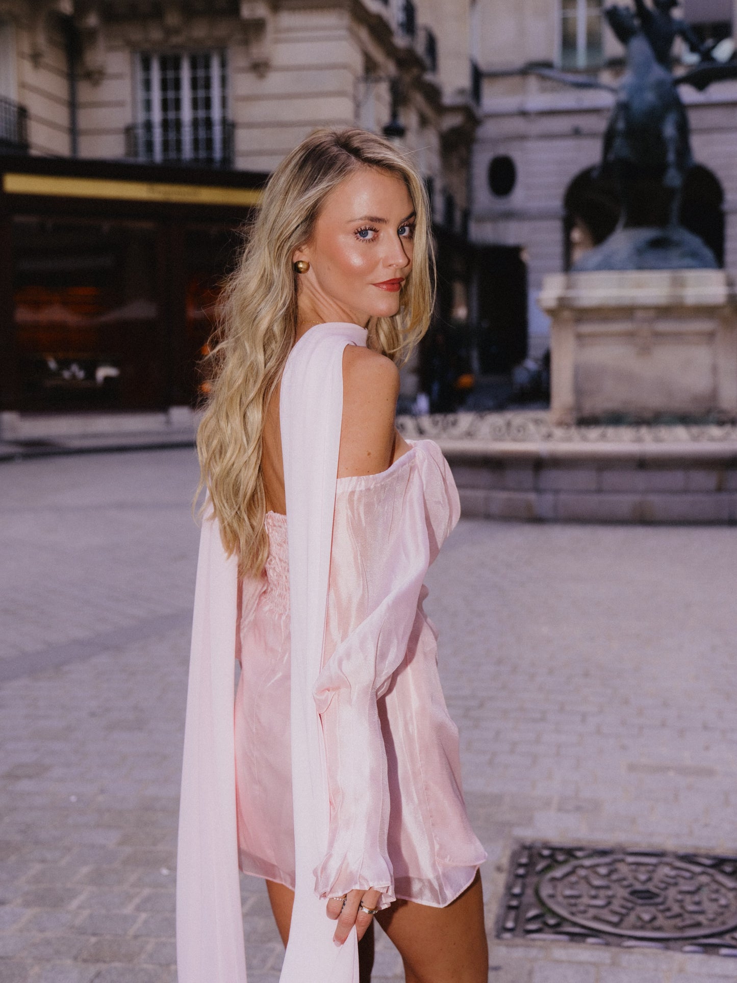 Farfalla Neck Scarf Sheer