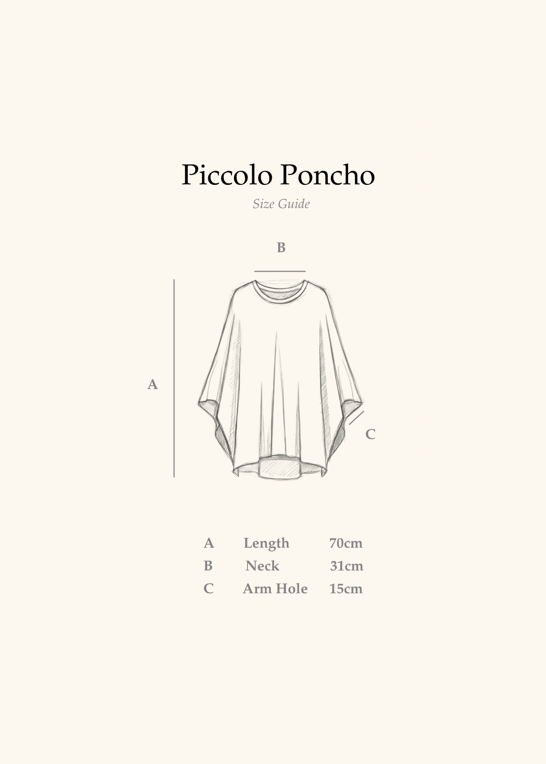 Piccolo Poncho