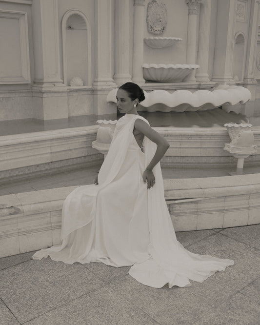 The Aisle Set | Medusa Cape & Roma Dress