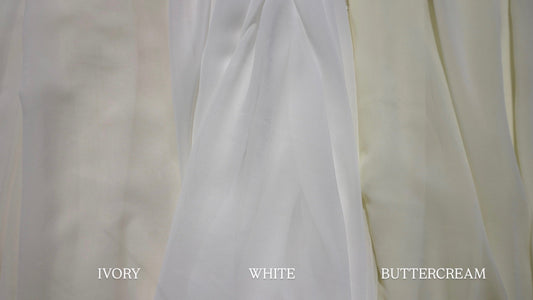 White vs Ivory vs Buttercream: The Age-Old Bridal Debate