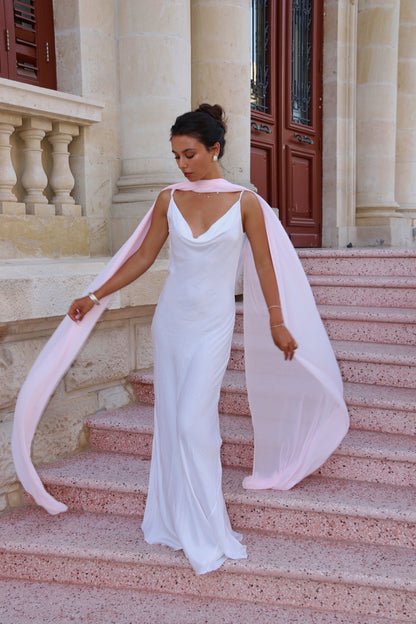 Farfalla Neck Scarf Rosa