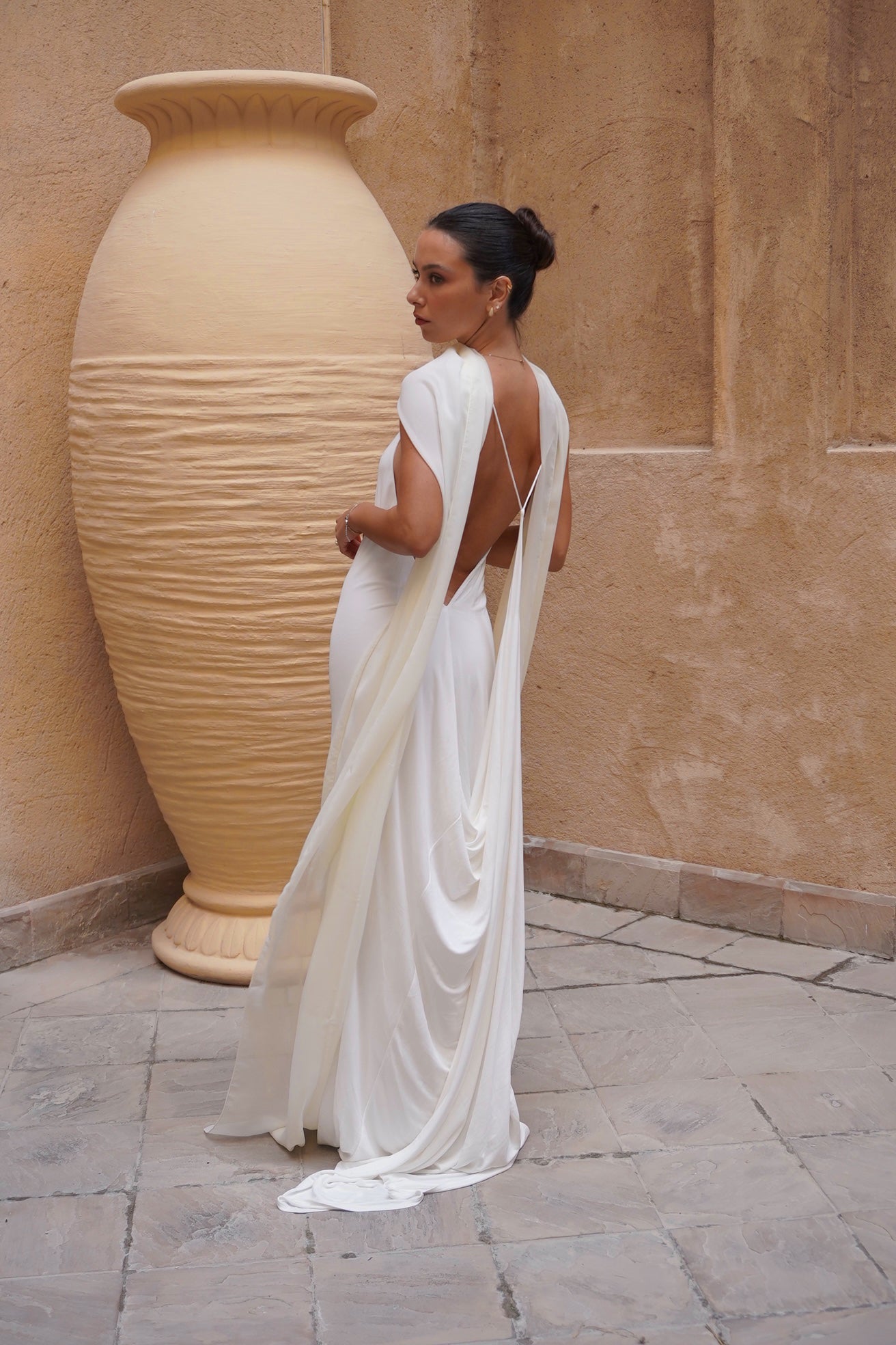 Farfalla Neck Scarf Sheer