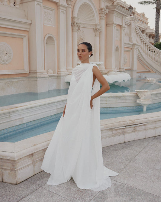 The Aisle Set | Medusa Cape & Roma Dress
