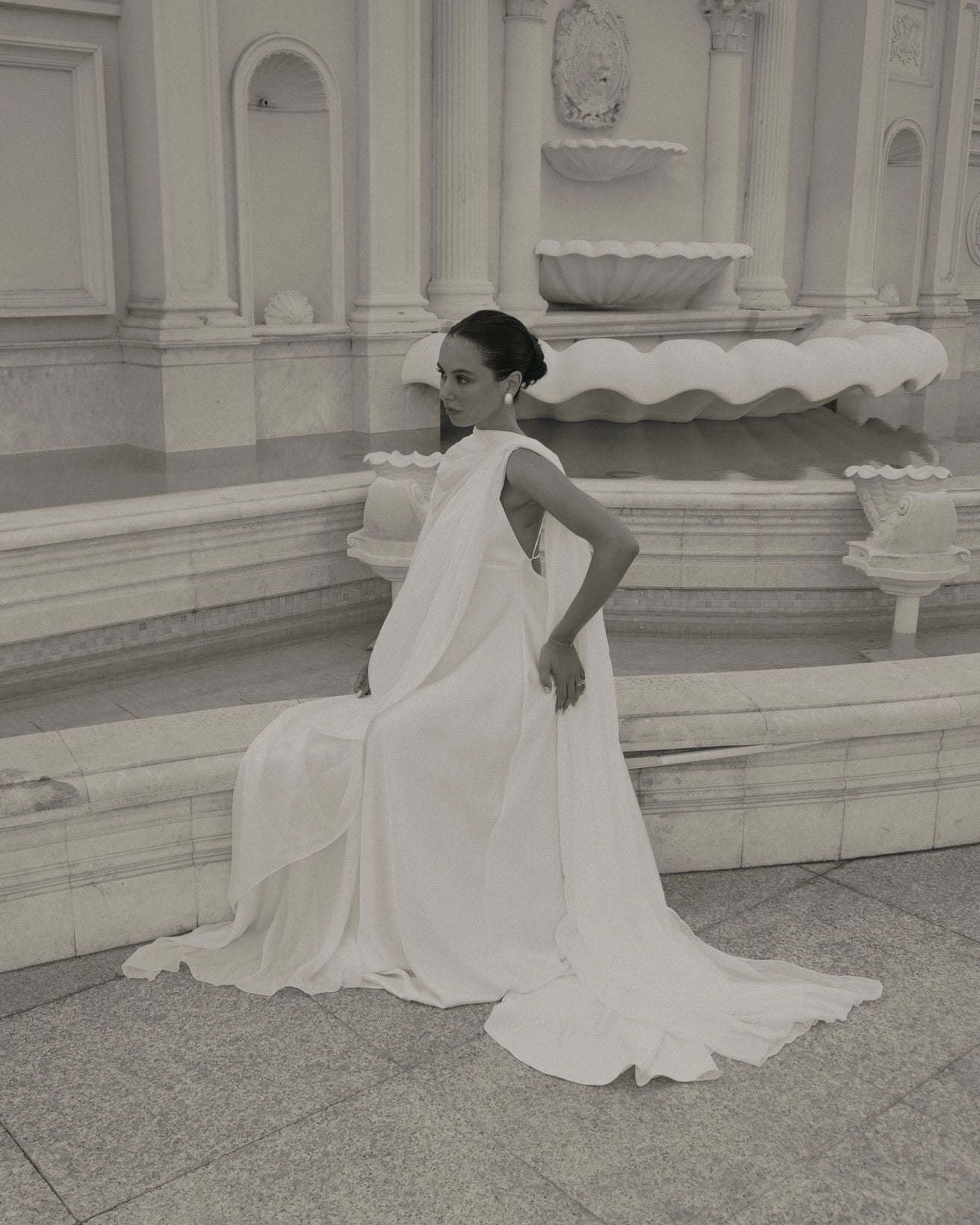 The Aisle Set | Medusa Cape & Roma Dress