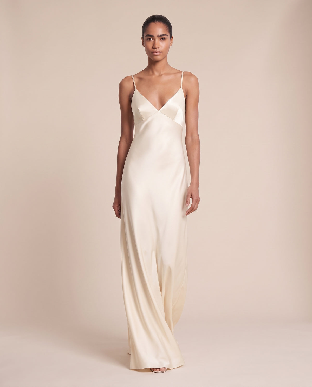The Roma Dress | Satin Slip Wedding Dress